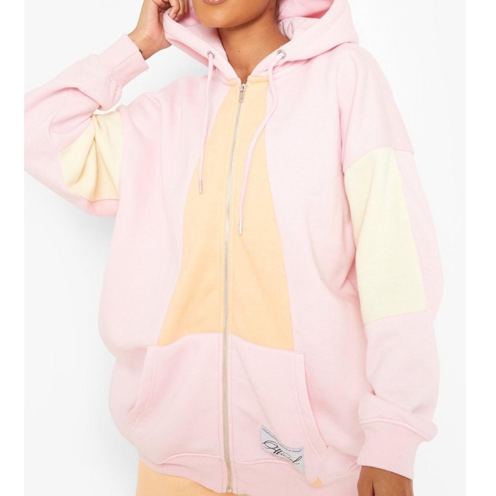 Multicolor pastel hoodie